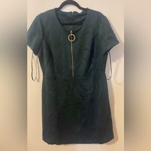 Calvin Klein Green Velvet dress NWOT